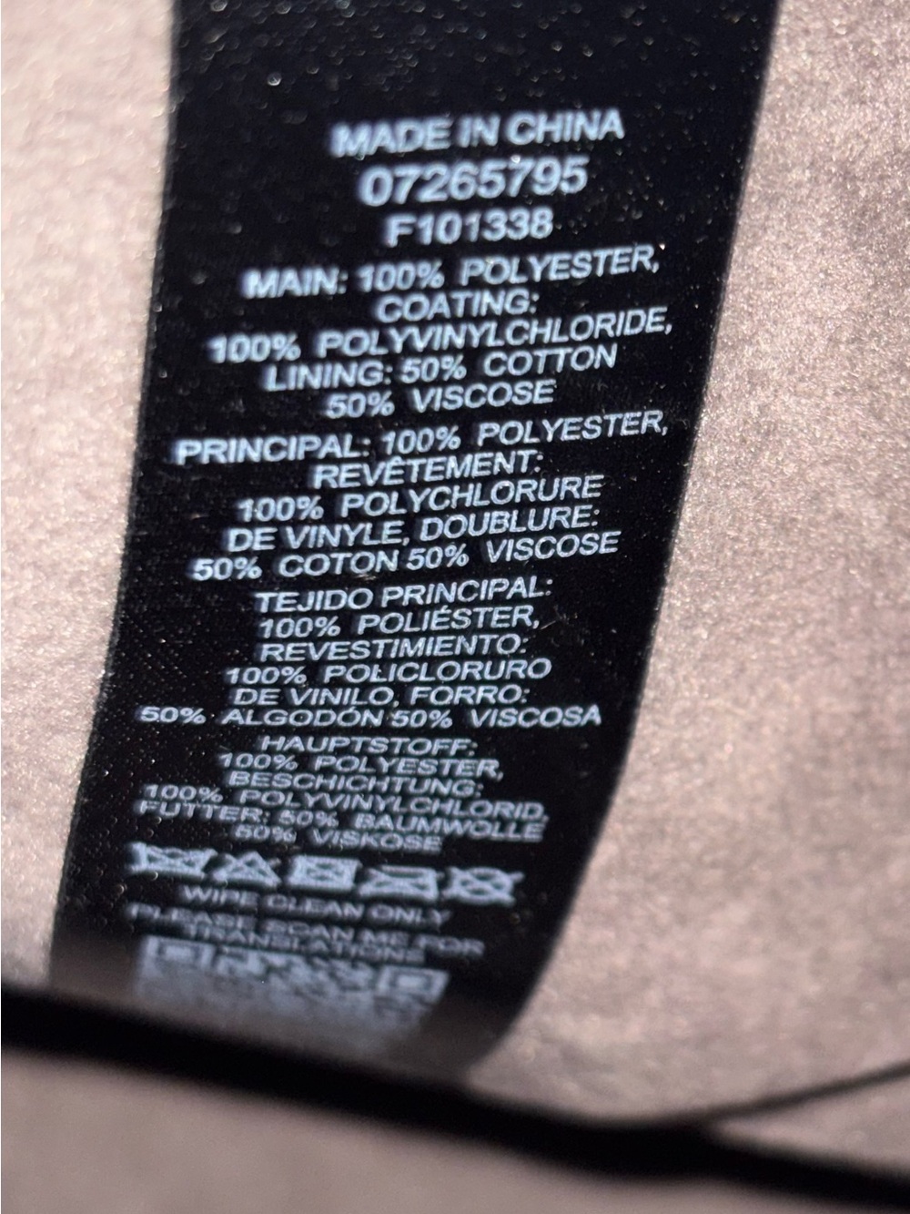 ASOS black backpack - Picture 4 of 9